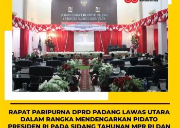 Bupati Paluta Hadiri Rapat Paripurna DPRD Kabupaten Padang Lawas Utara