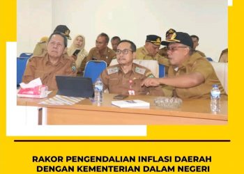 Bupati Paluta Diwakili Wakil Bupati Pimpin.Rapat Koordinasi Secara Virtual