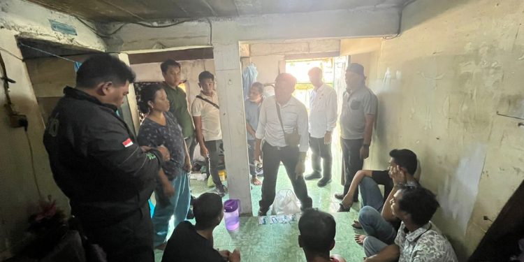 Gerebek Sarang Narkoba di Dua Lokasi, Polres Pematangsiantar Amankan Enam Pria Positif Sabu
