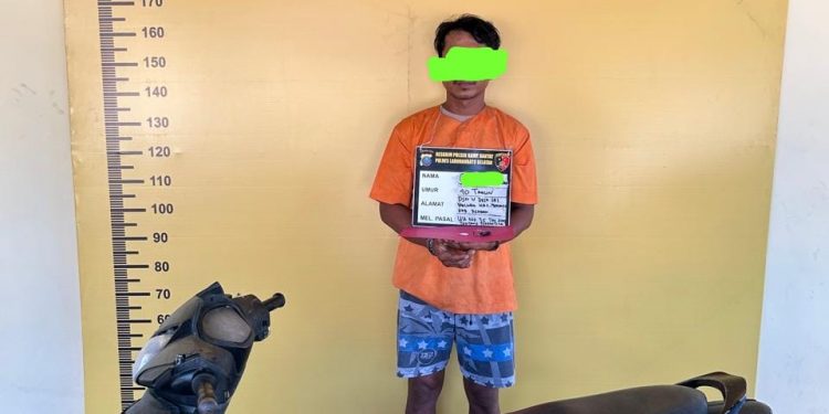 Polsek Kampung Rakyat Amankan Satu Pelaku Kasus Narkotika dan Barang Bukti