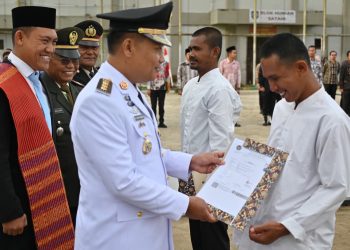 Sebanyak 434 Warga Binaan Rutan Kelas IIB Humbahas Terima Remisi di HUT Kemerdekaan RI ke-80