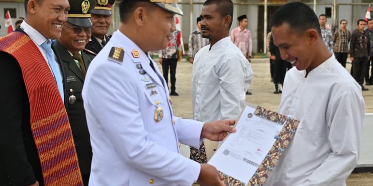 Sebanyak 434 Warga Binaan Rutan Kelas IIB Humbahas Terima Remisi di HUT Kemerdekaan RI ke-80