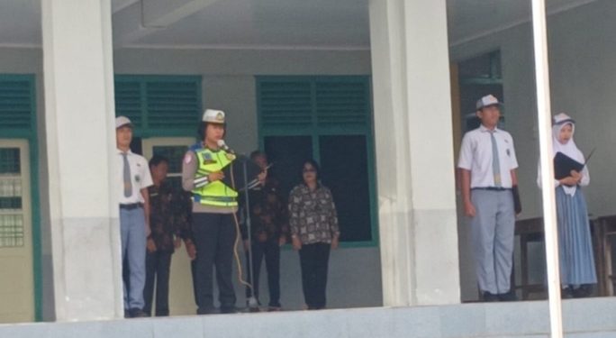 Polres Pematangsiantar Gelar Program “Police Go to School” di Yayasan Perguruan Tamansiswa