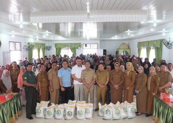 Sebanyak 18.844 Keluarga Penerima Manfaat di Kabupaten Tapsel Terima Bantuan Beras 20 Kg per Keluarga