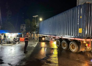 Polres Toba Amankan Kedatangan 7 Kontainer Logistik Aqua bike World Championship 2025