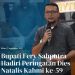 Bupati Fery Sahputra Hadiri Peringatan Dies Natalis Kahmi ke-59