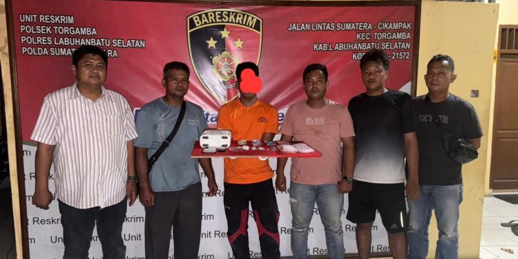 Polsek Torgamba Berhasi Bekuk Pengedar Narkoba,40,99 Gram Sabu dan Ganja Diamankan