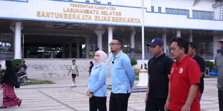 Bupati Labusel Fery Sahputra:Lapangan SBBK Merupakan Ruang Publik dan Sentra UMKM Lokal