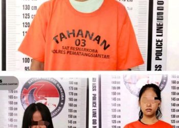 3 Orang Diringkus Sat Narkoba Pematangsiantar di Jalan Tangki, Termasuk Dua Wanita Muda