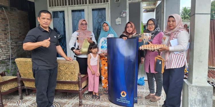 Pasca Bencana, BPBD, PKP dan Camat Siantar Barat Bergerak Cepat Tangani Rumah yang Rusak