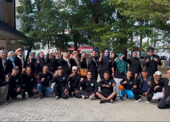 Cerita Siantar Dulu (CSD) Gelar Jalan Sehat dan Touring Sepeda Motor ke Pemandian Bahapal