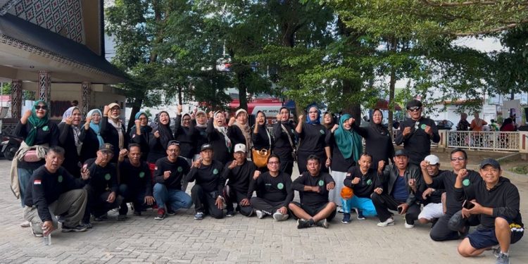Cerita Siantar Dulu (CSD) Gelar Jalan Sehat dan Touring Sepeda Motor ke Pemandian Bahapal