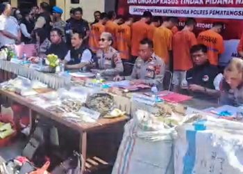 Polres Kota Pematangsiantar Ungkap 103 Kasus Narkoba, 140 Tersangka Diamankan Sejak Maret 2025