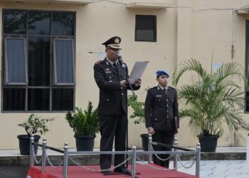 Polres Labusel Gelar Upacara Hari Kesaktian Pancasila dan Wisuda Purna Bhakti Personel Polri