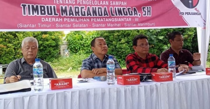 Sosialisasi Perda Tentang Sampah Ketua, DPRD Kota Pematangsiantar Timbul Marganda Lingga Ajak Warga Peduli Lingkungan
