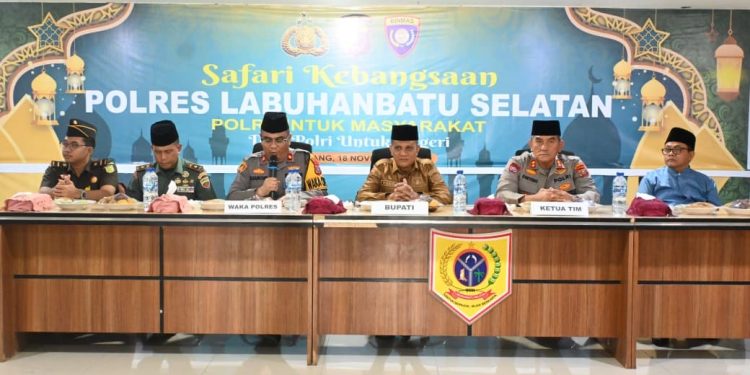 Safari Kebangsaan Polres Labusel Ajak Masyarakat Rawat Persatuan dan Nilai Kebhinekaan