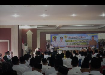 Wabup Labusel Acara Pengukuhan Perpanjangan Masa Jabatan BPD