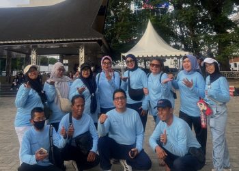 Ikatan Alumni SMP Negeri 2 Pematangsiantar Gelar Jalan Sehat dan Touring ke Pemandian Alam Kali Wetan