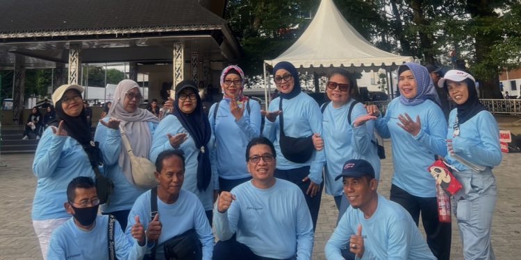 Ikatan Alumni SMP Negeri 2 Pematangsiantar Gelar Jalan Sehat dan Touring ke Pemandian Alam Kali Wetan