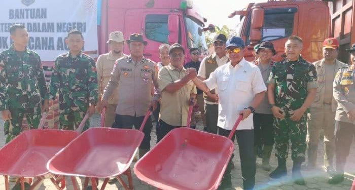 Wabup Aceh Tamiang Menerima Kunjungan Mendagri Mempercepat Pemulihan Fisik Dan Ekonomi Pasca Bencana
