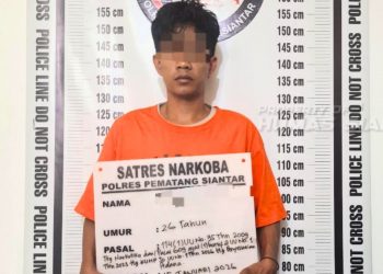 Polres Kota Pematangsiantar Amankan Laki Laki Asal Riau Diduga Miliki Sabu 1.42 Gram