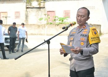 Uji Coba Operasional SPPG 4 Kotapinang, Polres Labusel Salurkan Ribuan Makanan Bergizi untuk Pelajar