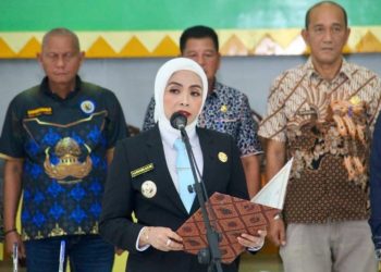 Bupati dr.Maya Hasmita Lantik 41 Pejabat Eselon III Dan IV Lingkungan Pemkab Lanuhanbatu