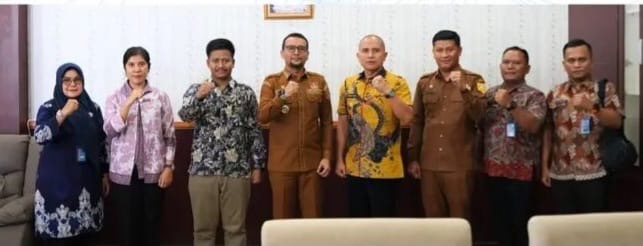 Bupati Labusel Fery Sahputra Simatupang Terima Silaturahmi Kepala BNN Labura, Perkuat Sinergi Perang Melawan Narkoba