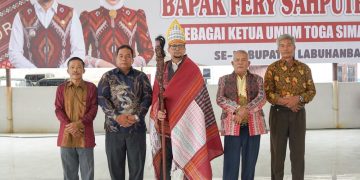 Bupati Labusel Fery Sahputra Simatupang Dikukuhkan sebagai Ketua Umum Toga Simatupang se-Labusel