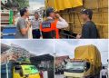Dishub kota Singkawang menertibkan angkutan ODOL di Pusat Kota