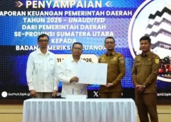 Bupati Labusel Serahkan LKPD 2025 Unaudited ke BPK Sumut, Perkuat Komitmen Akuntabilitas Keuangan Daerah