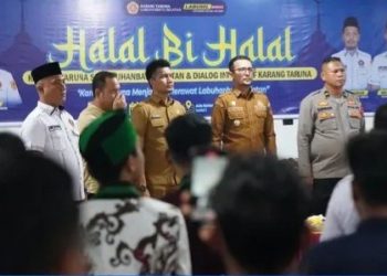 Bupati Fery Ajak Pemuda Jadi Garda Terdepan Jaga dan Rawat Labusel pada Halal Bihalal Karang Taruna
