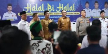 Bupati Fery Ajak Pemuda Jadi Garda Terdepan Jaga dan Rawat Labusel pada Halal Bihalal Karang Taruna