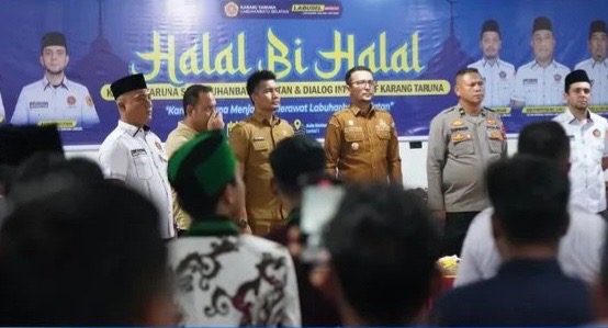Bupati Fery Ajak Pemuda Jadi Garda Terdepan Jaga dan Rawat Labusel pada Halal Bihalal Karang Taruna