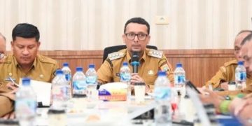 Bupati Fery Ajak Pemuda Jadi Garda Terdepan Jaga dan Rawat Labusel pada Halal Bihalal Karang Taruna