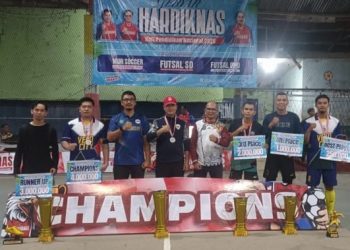 Disdikbud Singkawang Juara Futsal Hardiknas 2026, Ajang Perkuat Pendidikan Karakter