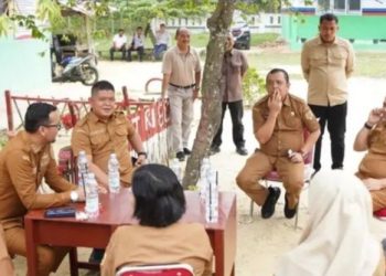 Bupati Fery Kunjungi SDN 26 Nagodang, Pastikan Pembangunan Sekolah Direalisasikan Tahun Ini