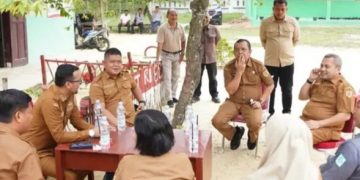 Bupati Fery Kunjungi SDN 26 Nagodang, Pastikan Pembangunan Sekolah Direalisasikan Tahun Ini