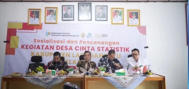Wabup Syahdian Purba Launching Desa Cantik di Teluk Panji IV, Dorong Desa Berbasis Data dan Modern