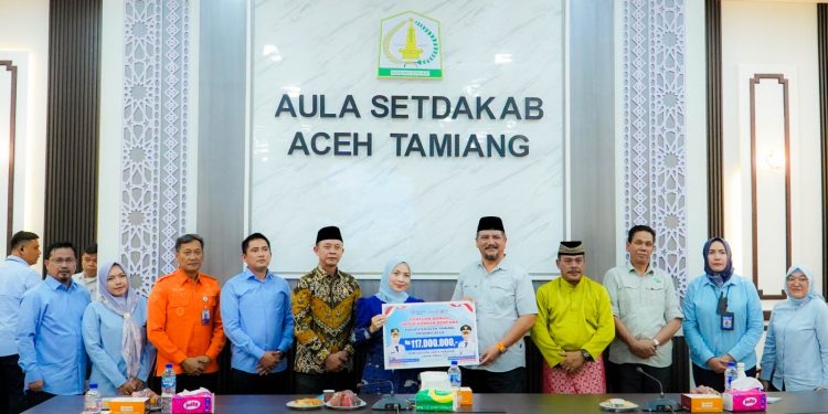 Bupati Aceh Tamiang Terima Kunjungan Kerja Bupati Serang Sekaligus Penyaluran Bantuan Kemanusiaan untuk Korban Bencana Hidrometeorologi