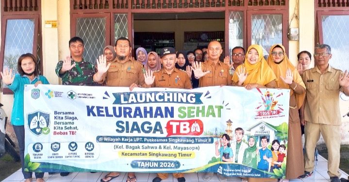 Peduli Kesehatan Warga, Lurah Bagak Sahwa Launching Kelurahan Sehat Siaga TB dan Bentuk Tim Satgas Khusus