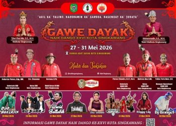 Lestarikan Tradisi Leluhur, Gawai Dayak Naik Dango XXVI Hadirkan Ragam Budaya di kota Singkawang