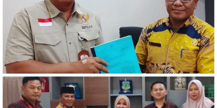 ‎Plt. Kepala Dinsos Aceh Tamiang  Serahkan  Hard  Copy Data SK Stimulan Tahap  III dan  IV ke Kemendagri  dan Kemensos RI