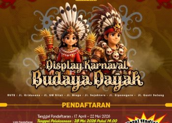 Pesona Budaya Dayak Warnai Singkawang di Karnaval Naik Dango 2026