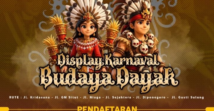 Pesona Budaya Dayak Warnai Singkawang di Karnaval Naik Dango 2026
