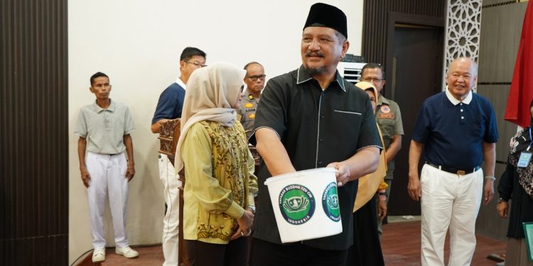 Bupati Aceh Tamiang Hadiri Kegiatan Verifikasi Dan Pengundian Tahap 1 Sebanyak 200 Unit Huntap Tanjung Seumantoh