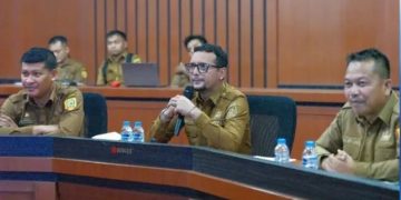 Perkuat Sinergi Fiskal, Bupati Labusel Ikuti Rakor Penyaluran DBH Pajak Triwulan I 2026