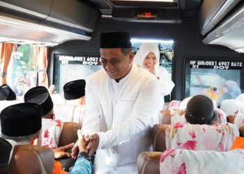 Wakil Bupati Aceh Tamiang Secara Resmi Lepas Keberangkatan Calon Jamaah Haji 1447 H / 2026 M