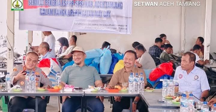 Parlementaria : ‎Ketua DPRK Aceh Tamiang Hadiri Coffee Morning Forkopimda Bersama PC FSPPP-SPSI