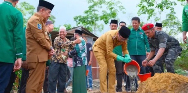 Bupati Labusel Hadiri Peletakan Batu Pertama SMP IT Boarding School Al Washliyah, Dorong Penguatan Pendidikan Berbasis Keislaman